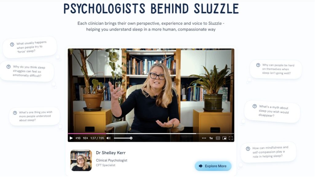 Psychologist behind sluzzle